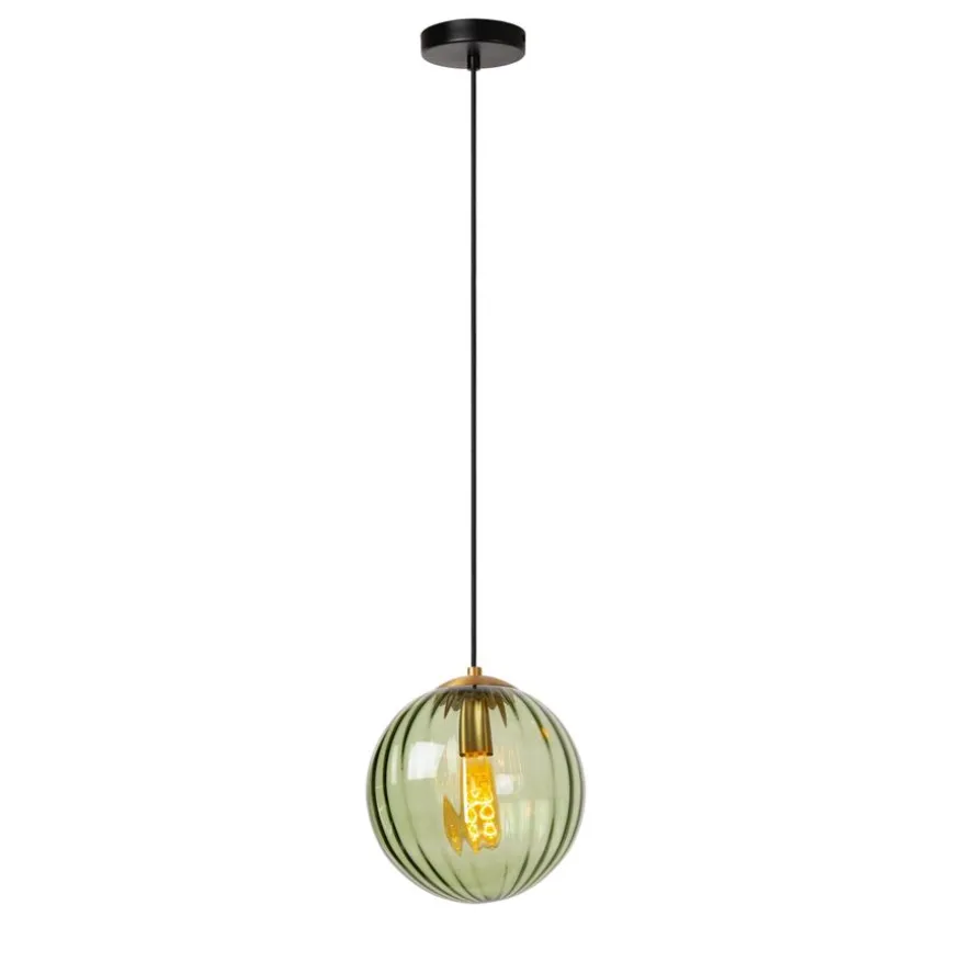 Lucide Hanglamp Monsaraz Groen - E27 - Ø 25 cm