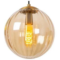 Lucide Hanglamp Monsaraz Roze - E27 - Ø 25 cm