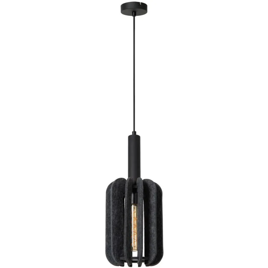 Lucide Hanglamp Rafal Grijs - E27 - Ø 20 cm