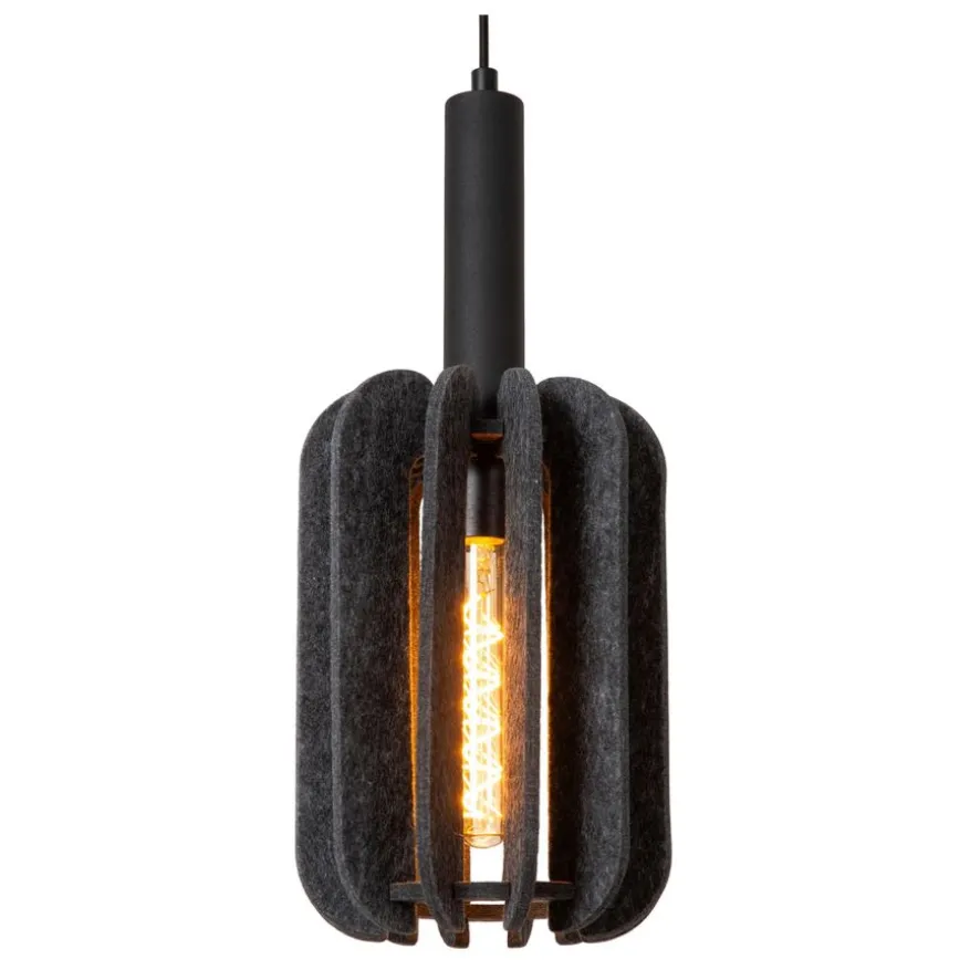 Lucide Hanglamp Rafal Grijs - E27 - Ø 20 cm