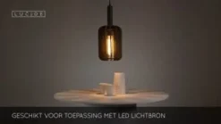 Lucide Hanglamp Rafal Grijs - E27 - Ø 20 cm
