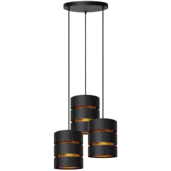 Lucide Hanglamp Rosas Zwart - 3 x E27 - Ø 43 cm breed