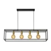 Lucide Hanglamp Ruben Zwart - 4 x E27 - 92 cm breed