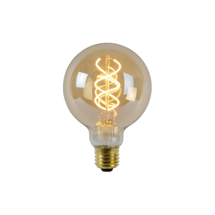Lucide Lichtbron G95 Amber - E27 - Ø 9,5 cm