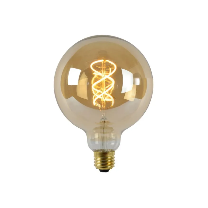 Lucide Lichtbron G125 Amber - E27 - Ø 12,5 cm