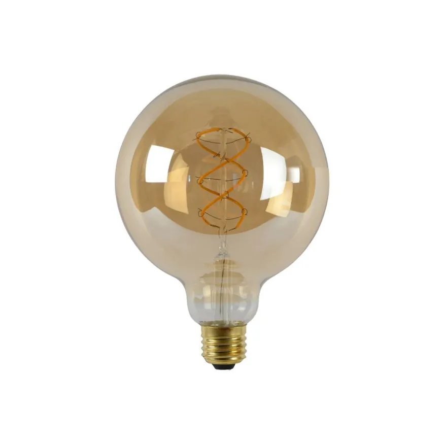 Lucide Lichtbron G125 Amber - E27 - Ø 12,5 cm