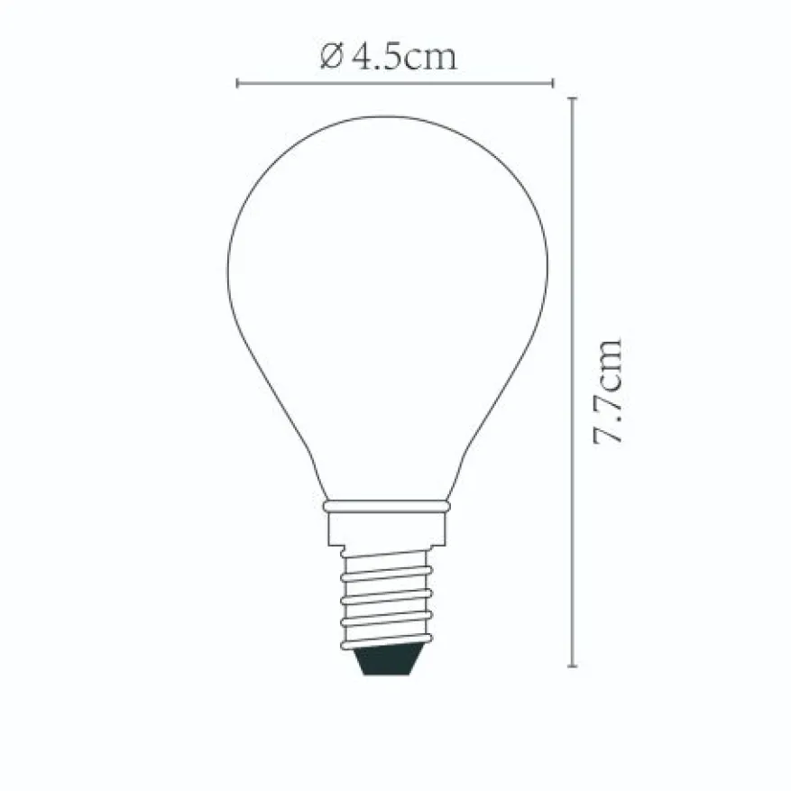 Lucide Lichtbron P45 Wit - E14 - Ø 4,5 cm