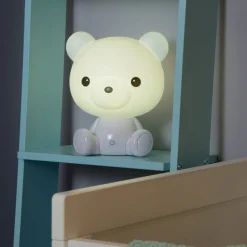 Lucide Oplaadbare Kinderlamp Dodo Bear Wit - LED - 25 cm hoog