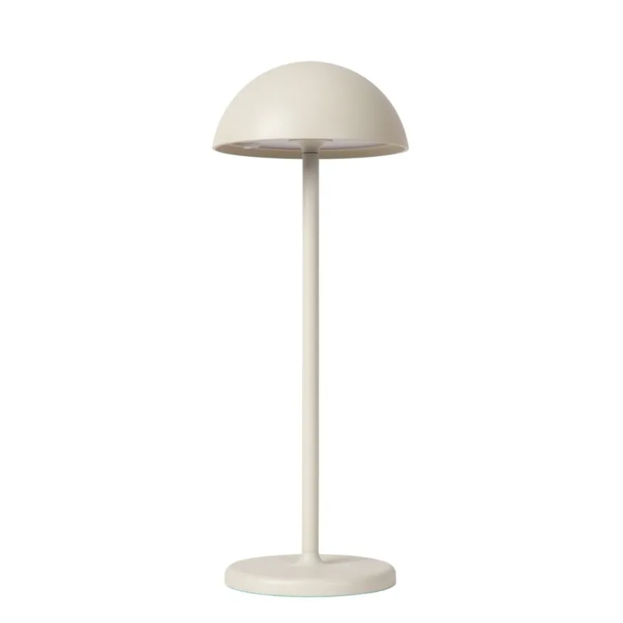 Lucide Oplaadbare Tafellamp Joy Wit - LED - 32 cm hoog