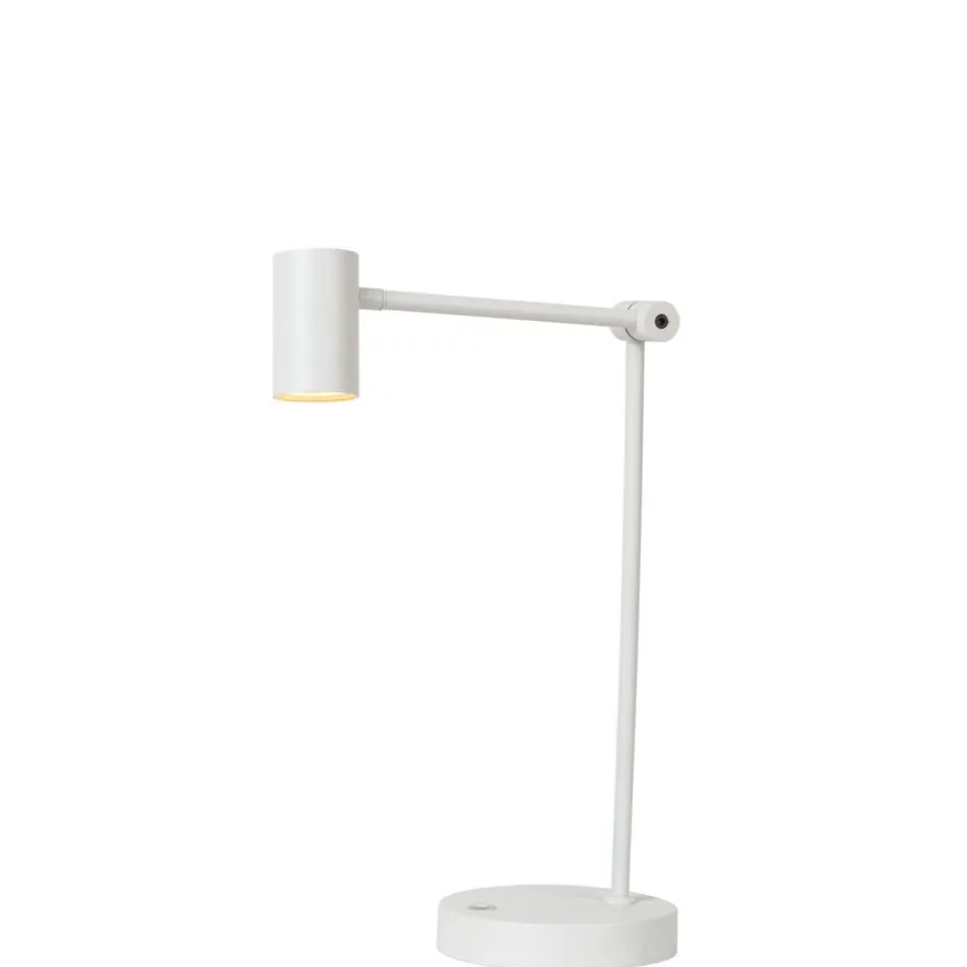 Lucide Oplaadbare Tafellamp Tipik Wit - LED - 64 cm hoog