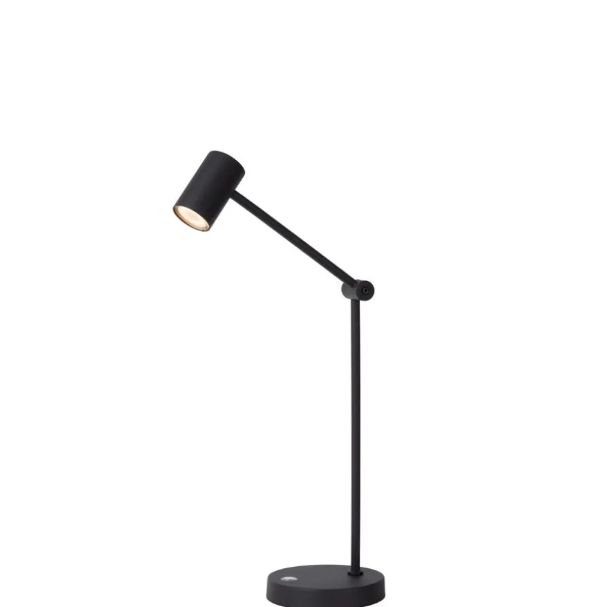 Lucide Oplaadbare Tafellamp Tipik Zwart - LED - 64 cm hoog