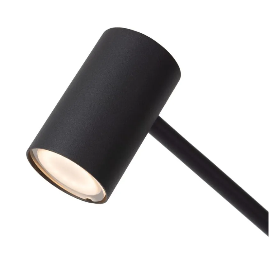 Lucide Oplaadbare Tafellamp Tipik Zwart - LED - 64 cm hoog