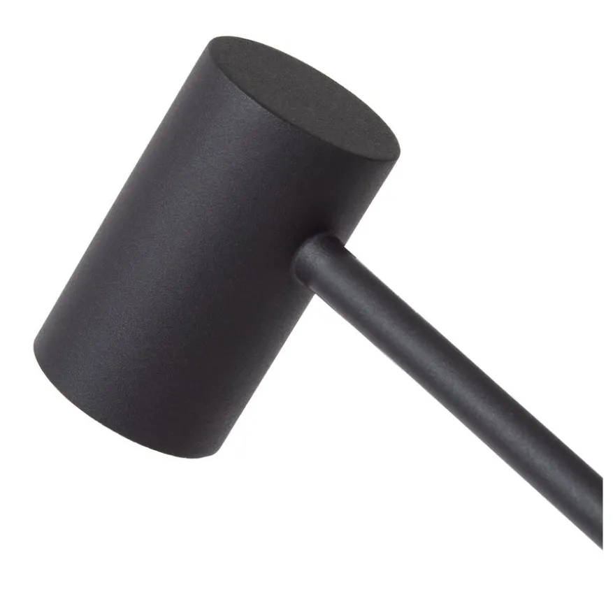 Lucide Oplaadbare Tafellamp Tipik Zwart - LED - 64 cm hoog