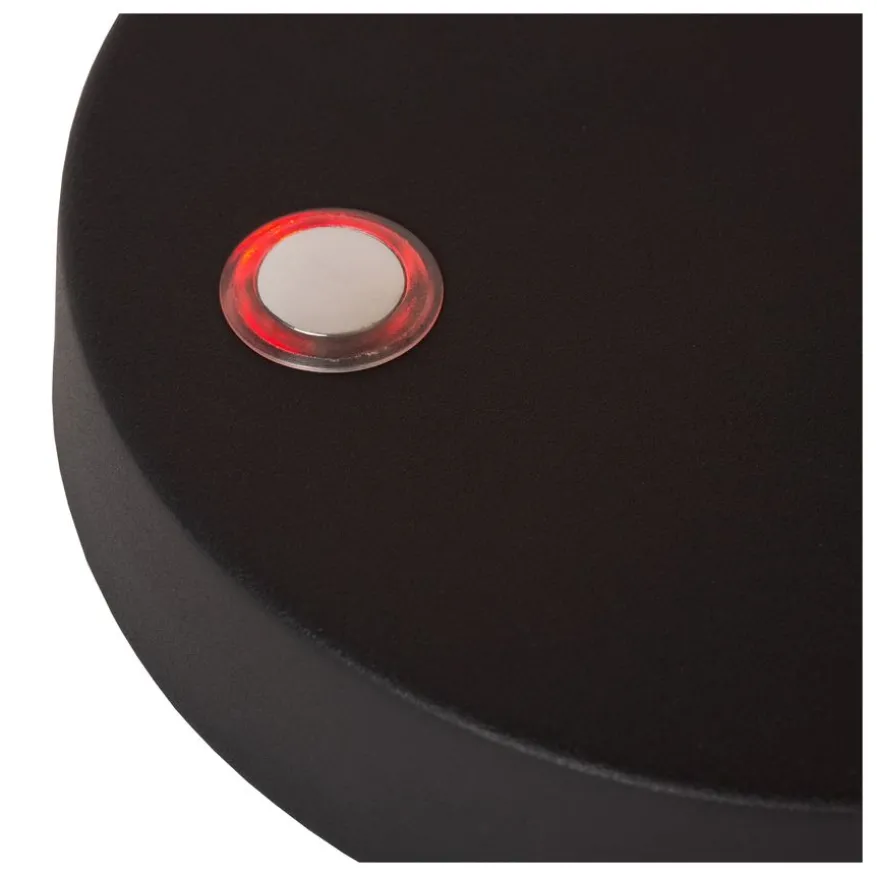 Lucide Oplaadbare Tafellamp Tipik Zwart - LED - 64 cm hoog