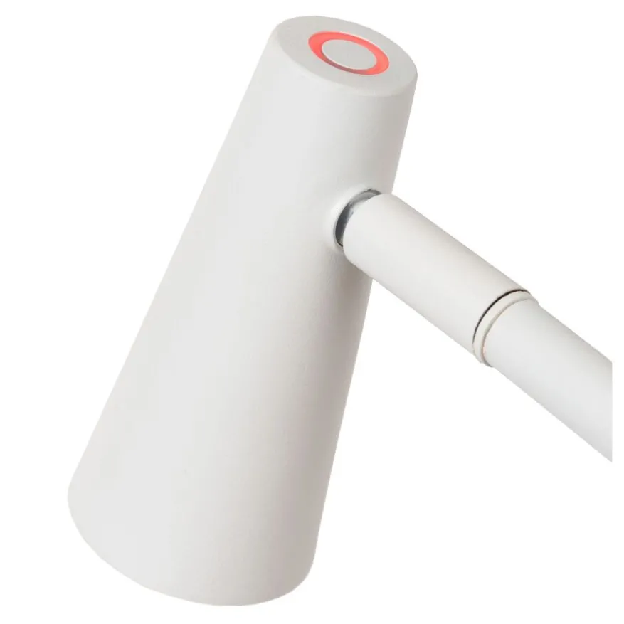 Lucide Oplaadbare Tafellamp Stirling Wit - LED - 48 cm hoog