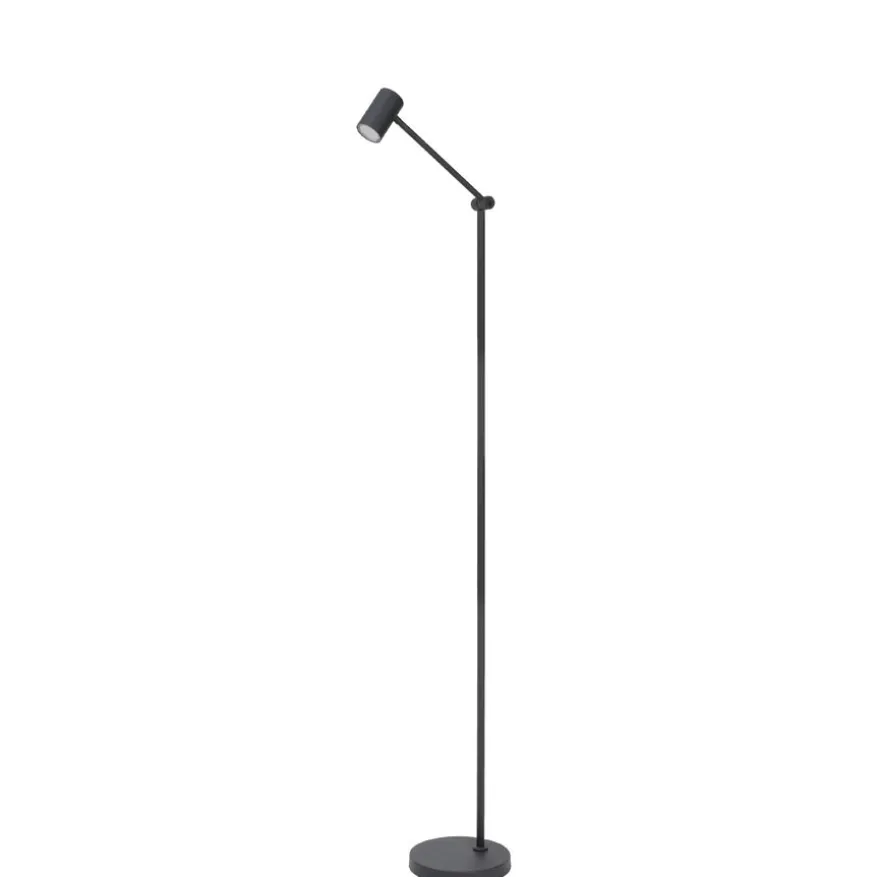 Lucide Oplaadbare Vloerlamp Tipik Zwart - LED - 138 cm hoog