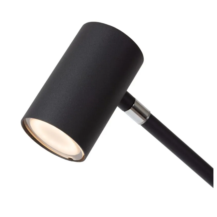 Lucide Oplaadbare Vloerlamp Tipik Zwart - LED - 138 cm hoog