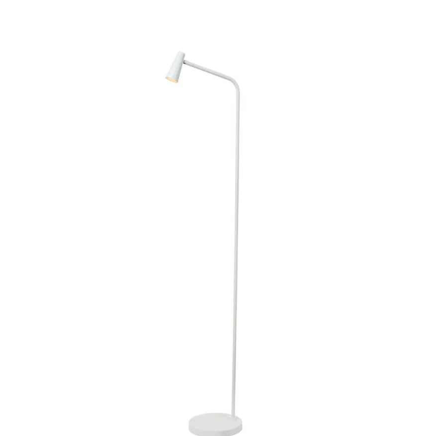 Lucide Oplaadbare Vloerlamp Stirling Wit - LED - 138 cm hoog