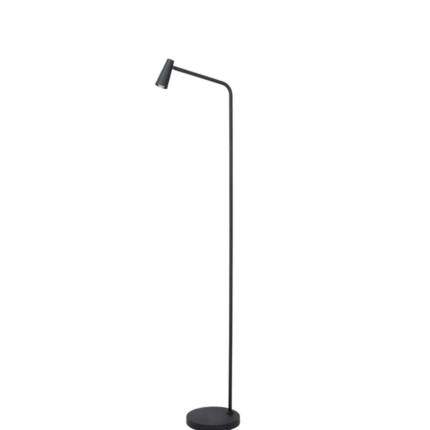 Lucide Oplaadbare Vloerlamp Stirling Zwart - LED - 138 cm hoog