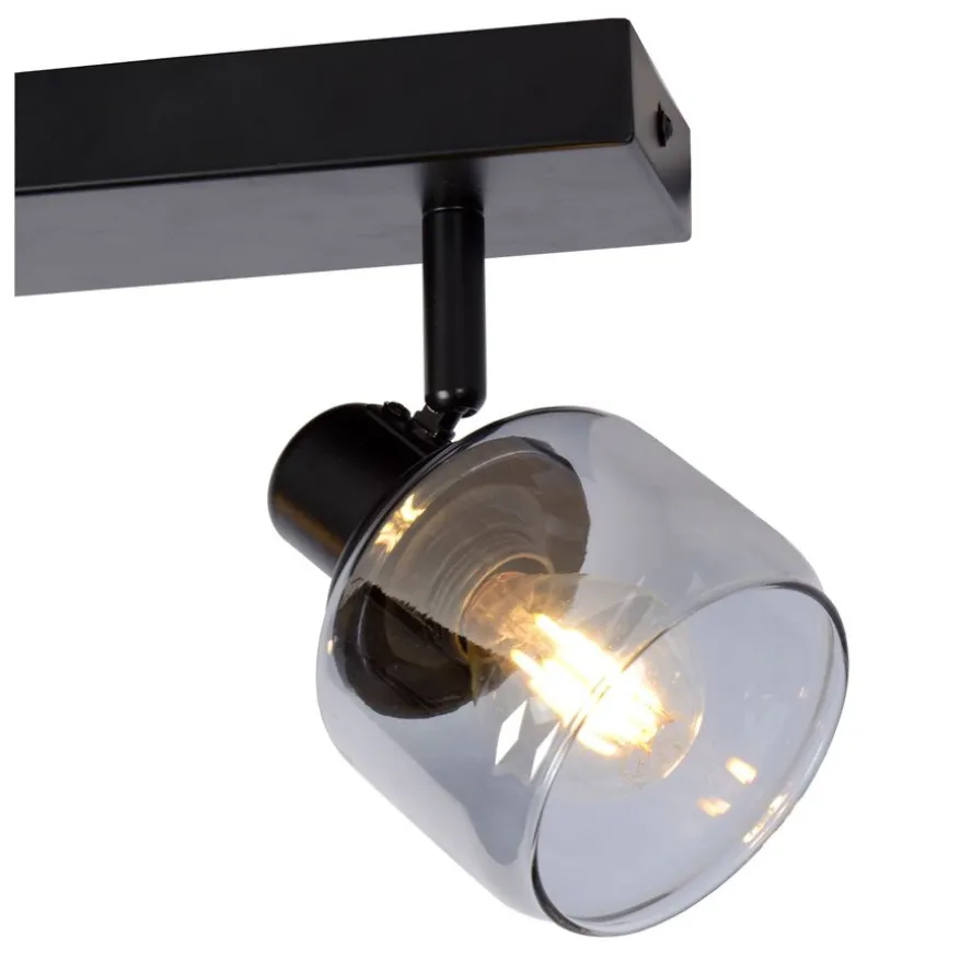 Lucide Plafondspot Bjorn Zwart - 2 x E14 - 30 cm breed