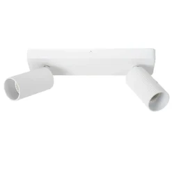 Lucide Plafondspot Clubs Wit - 2 x GU10 - 31x9 cm