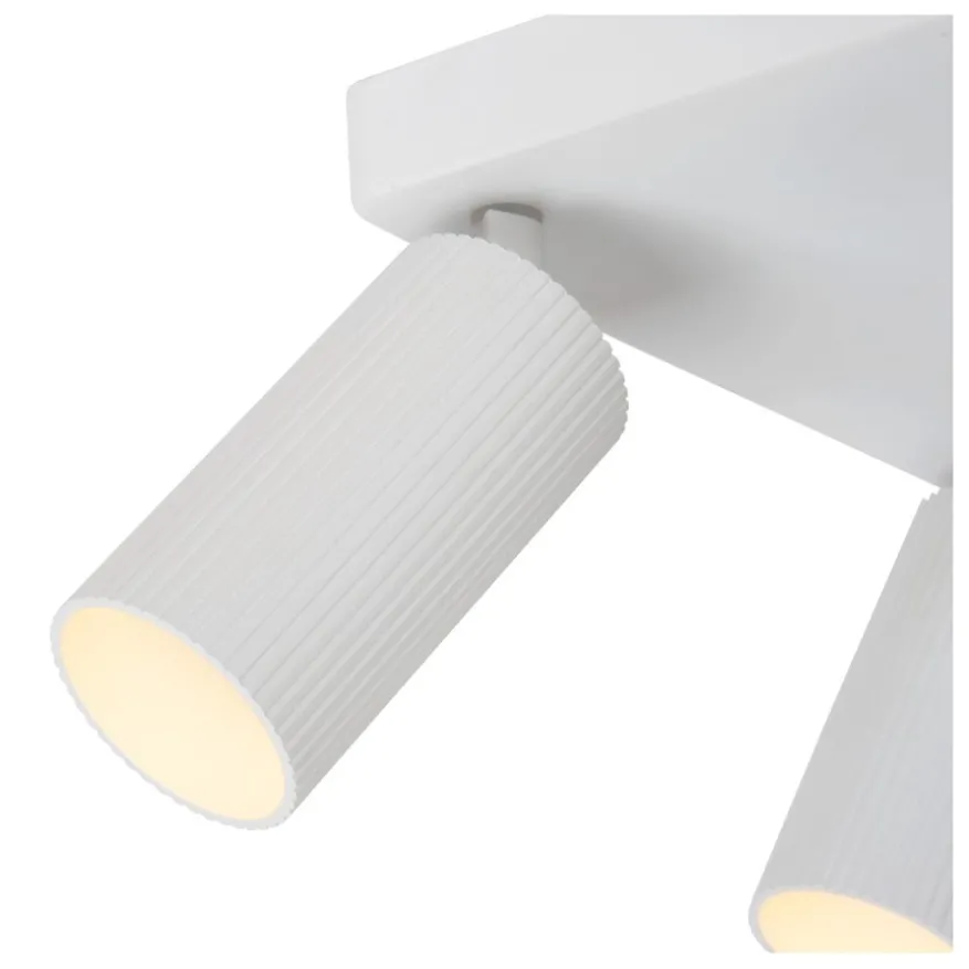 Lucide Plafondspot Clubs Wit - 4 x GU10 - 24x24 cm