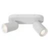Lucide Plafondspot Punch Wit - 2 x GU10 - 26 cm breed