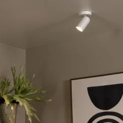 Lucide Plafondspot Punch Wit - GU10 - Ø 10 cm