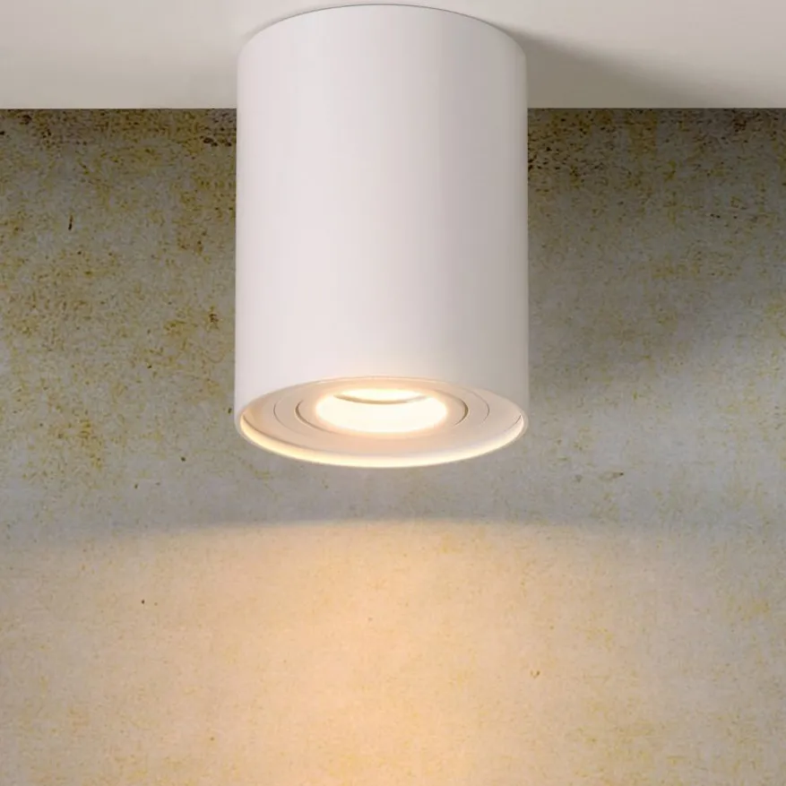 Lucide Plafondspot Tube Wit - GU10 - Ø 10 cm