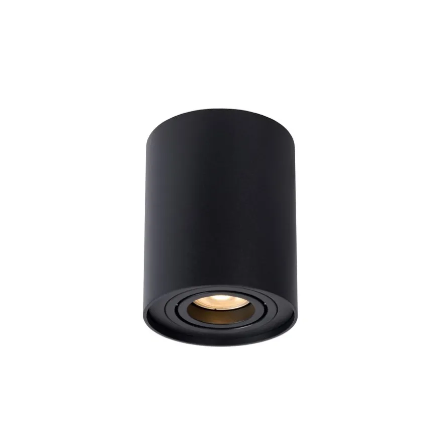 Lucide Plafondspot Tube Zwart - GU10 - Ø 10 cm