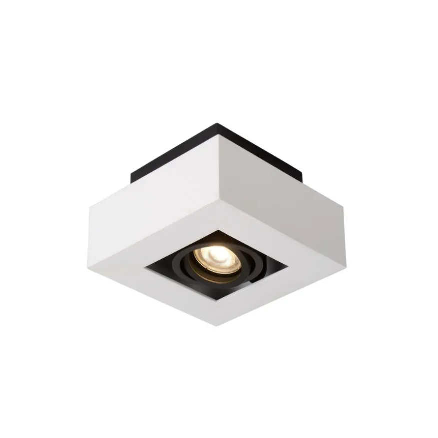 Lucide Plafondspot Xirax Wit - GU10 - 14x14 cm