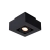 Lucide Plafondspot Xirax Zwart - GU10 - 14x14 cm