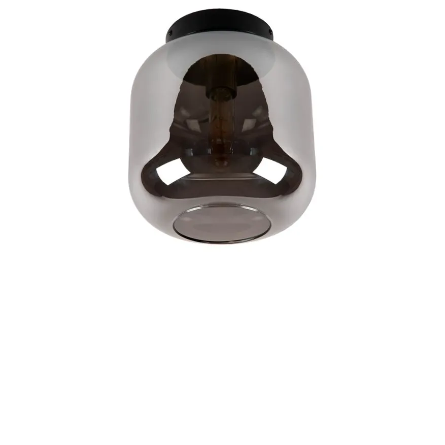 Lucide Plafonniere Joanet Zwart - E27 - Ø 25 cm