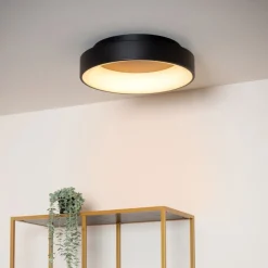 Lucide Plafonniere Mirage Zwart - LED - Ø 38 cm