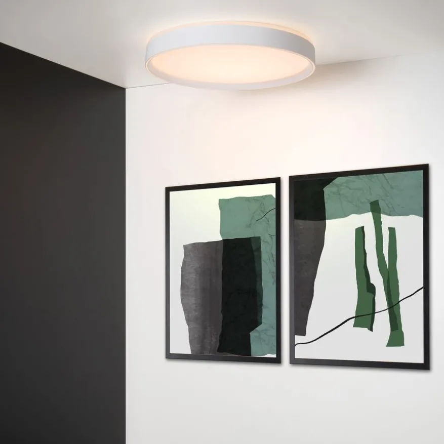 Lucide Plafonniere Nuria Wit - LED - Ø 50 cm