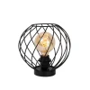 Lucide Tafellamp Danza Zwart - E27 - 23 cm hoog