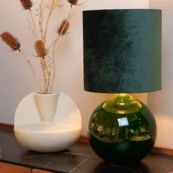 Lucide Tafellamp Esterad Groen - E14 - 47 cm hoog