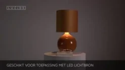Lucide Tafellamp Esterad Okergeel - E14 - 47 cm hoog