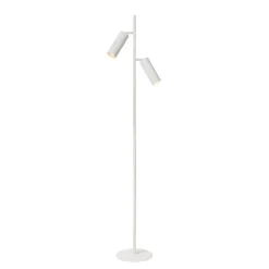 Lucide Vloerlamp Clubs Wit - 2 x GU10 - 140 cm hoog