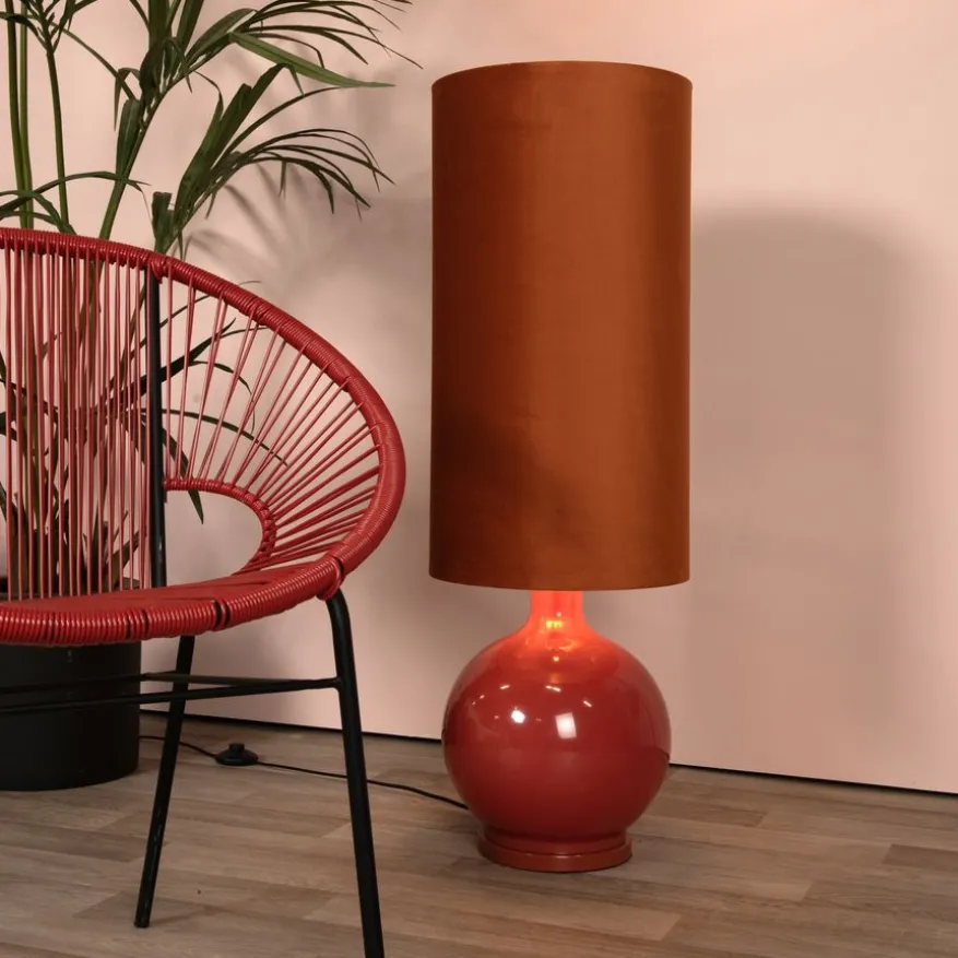 Lucide Vloerlamp Esterad Oranje - E27 - 100 cm hoog