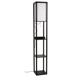 Lucide Vloerlamp Menno Zwart - E27 - 163 cm hoog