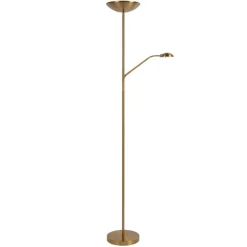 Lucide Vloerlamp Zenith Goud - LED - 180 cm hoog