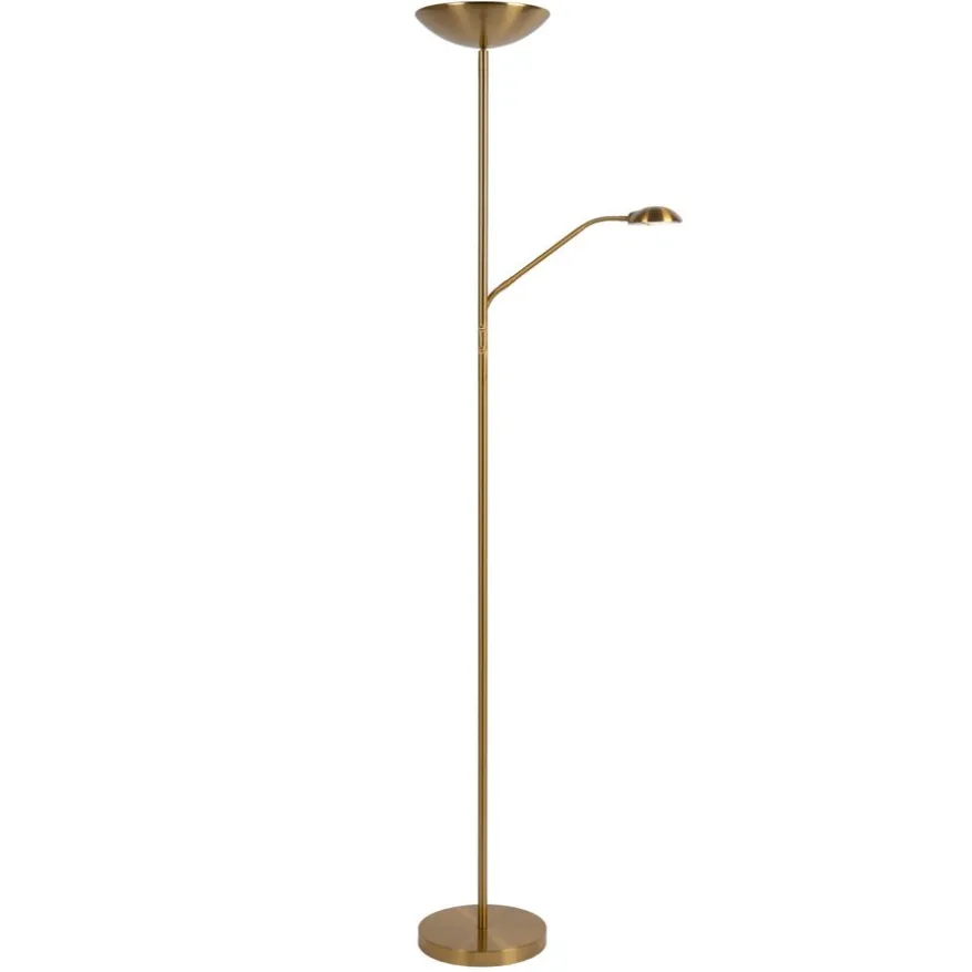 Lucide Vloerlamp Zenith Goud - LED - 180 cm hoog
