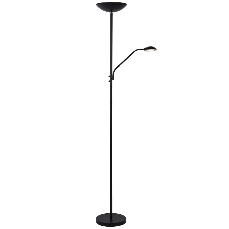 Lucide Vloerlamp Zenith Zwart - LED - 180 cm hoog