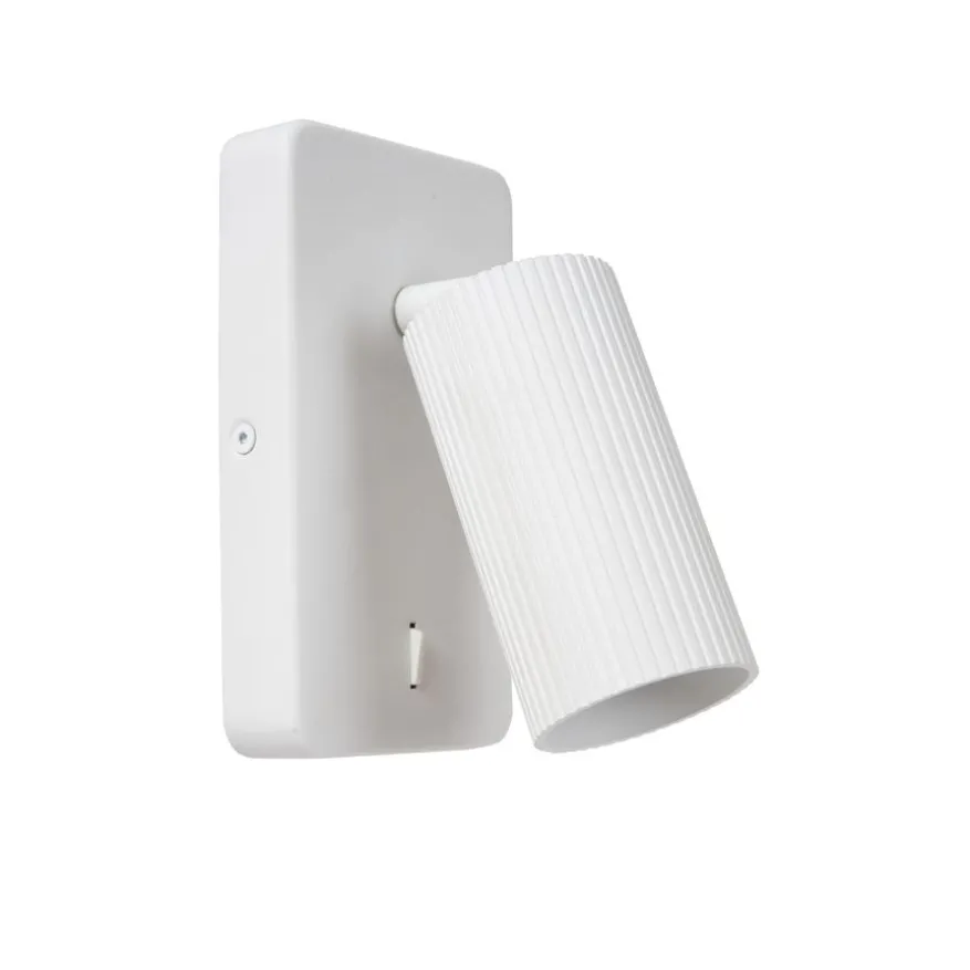 Lucide Wandlamp Clubs Wit - GU10 - 16 cm hoog
