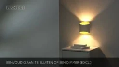 Lucide Wandlamp Diletta Wit - G9 - 18 cm hoog