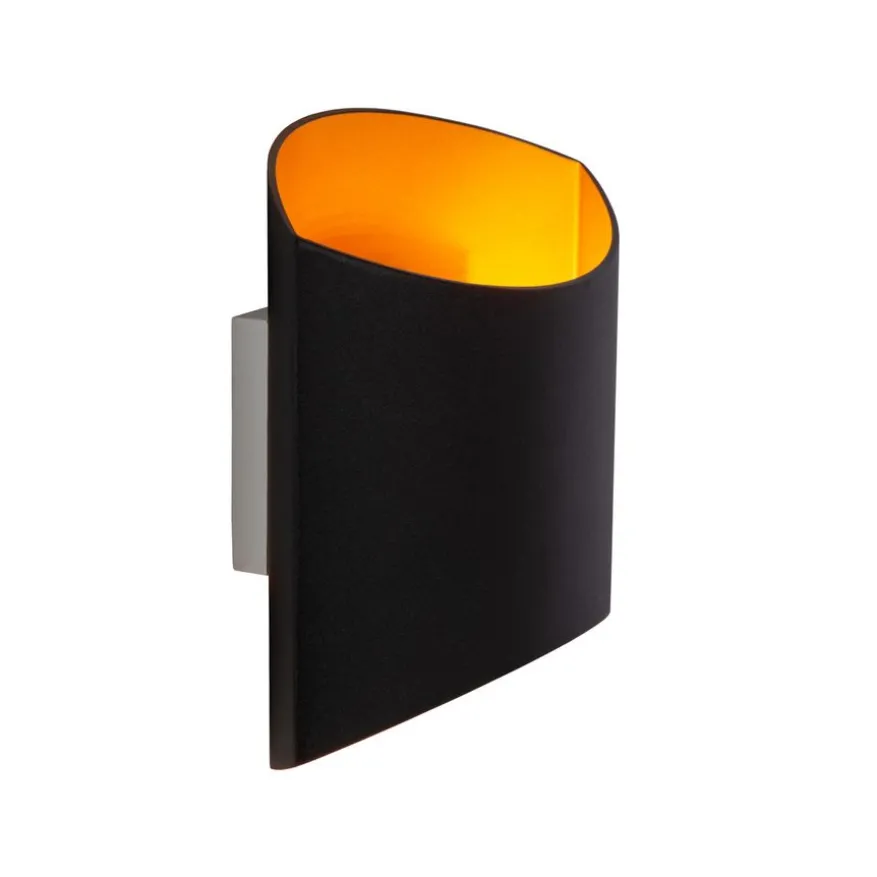 Lucide Wandlamp Diletta Zwart - G9 - 18 cm hoog