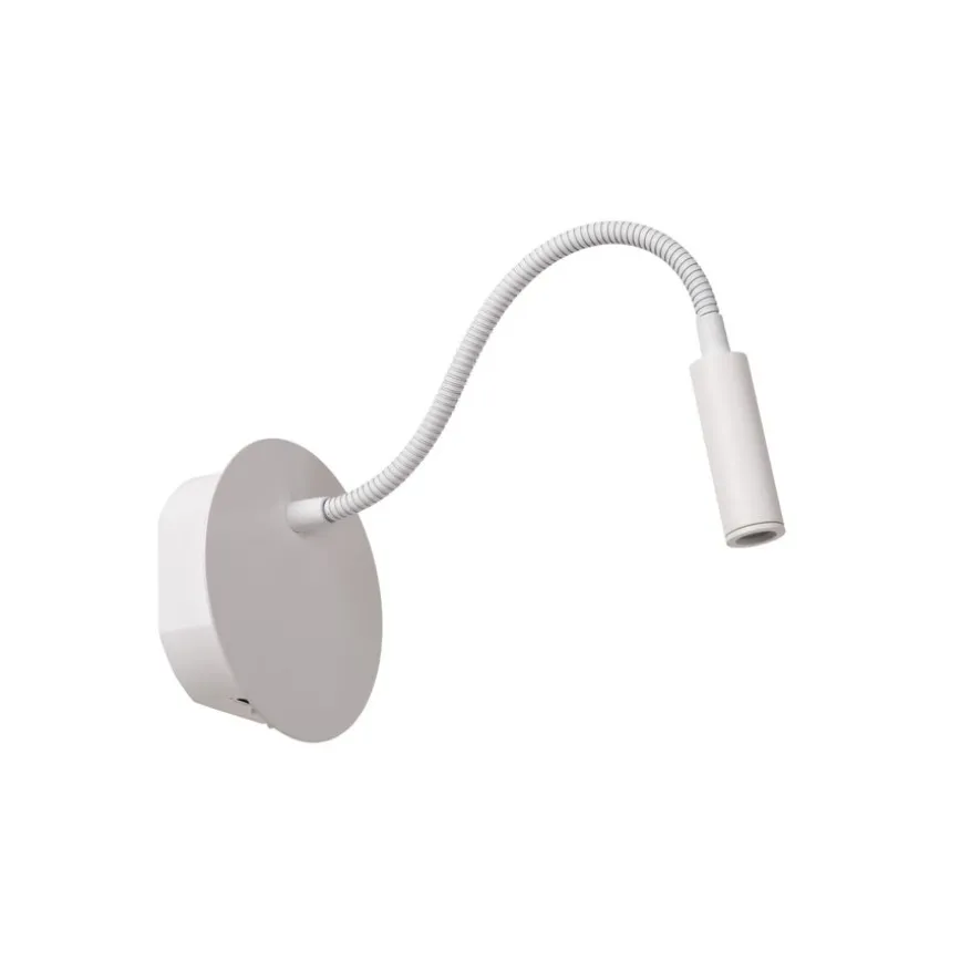Lucide Wandlamp Jolijn Wit - LED - Ø 11 cm