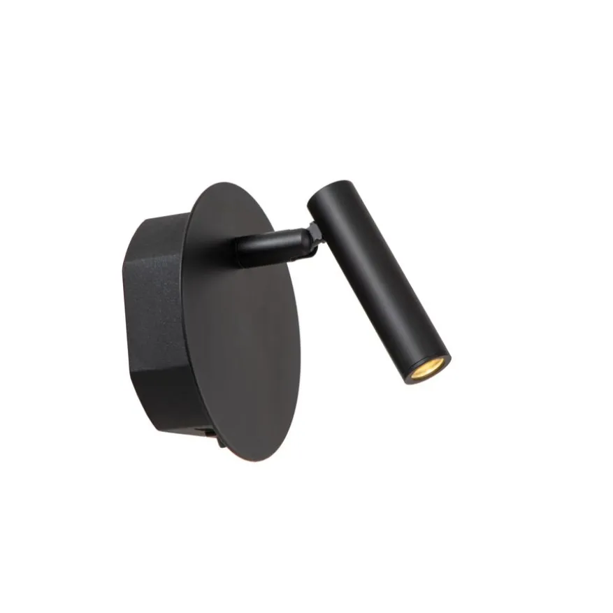 Lucide Wandlamp Jolijn Zwart - LED - Ø 11 cm
