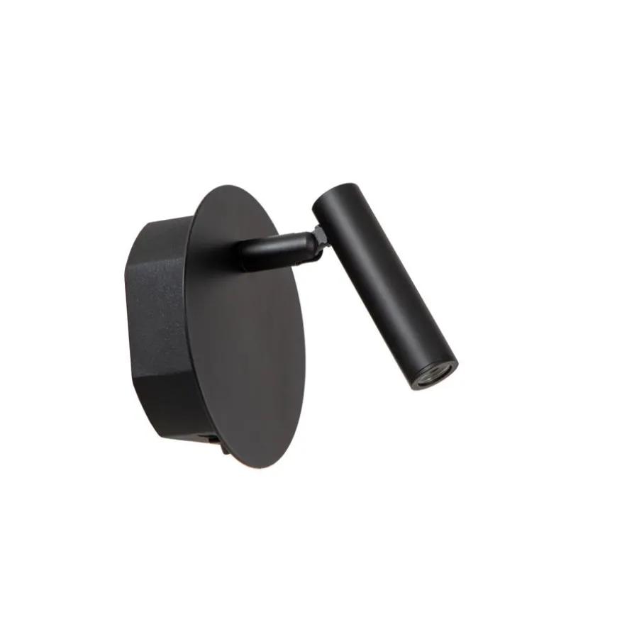 Lucide Wandlamp Jolijn Zwart - LED - Ø 11 cm